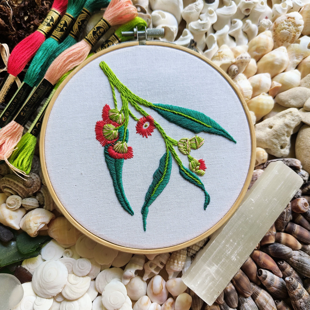 Gum Leaf Embroidery Kit