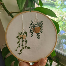 Load image into Gallery viewer, Hanging Plants Embroidery Kit
